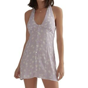 Ownley The Daisy-Mae Dress in Lilac Daisy AU Size M